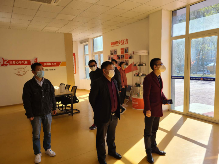 广安爱多贺洪燕一行光临腾博官网诚信为本软件